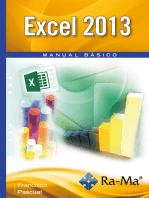 Excel 2013. Manual Básico: Hojas de cálculo