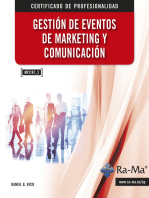 Gestión de Eventos de Marketing y Comunicación