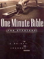 One Minute Bible for Starters: A 90 Day Journey for New Christians