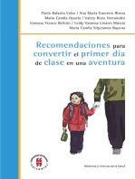 Recomendaciones para convertir el primer día de clase en una aventura