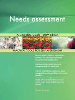 Needs assessment A Complete Guide - 2019 Edition