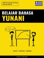 Belajar Bahasa Yunani - Cepat / Mudah / Efisien: 2000 Kosakata Penting