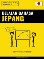 Belajar Bahasa Jepang - Cepat / Mudah / Efisien: 2000 Kosakata Penting