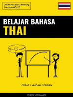 Belajar Bahasa Thai - Cepat / Mudah / Efisien: 2000 Kosakata Penting