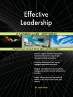 Effective Leadership A Complete Guide - 2019 Edition