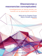 Disonancias y resonancias conceptuales:: investigaciones en teoría social y su función en la observación empírica