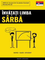 Învățați Limba Sârbă - Rapid / Ușor / Eficient: 2000 de Termeni de Vocabular Esențiali