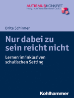 Nur dabei zu sein reicht nicht: Lernen im inklusiven schulischen Setting