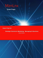 Exam Prep for:: Strategic Electronic Marketing: Managing E-Business