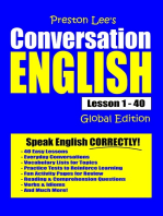 Preston Lee's Conversation English Lesson 1: 40 Global Edition