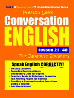 Preston Lee's Conversation English For Japanese Speakers Lesson 21: 40