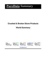 Crushed & Broken Stone Products World Summary: Market Values & Financials by Country