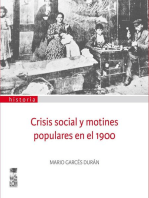 Crisis social y motines populares en el 1900