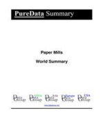 Paper Mill Products World Summary: Market Values & Financials by Country