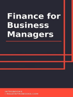 Finance for Business Managers