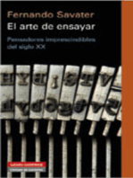 El arte de ensayar: Pensadores imprescindibles del siglo XX