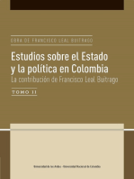 Estudios sobre el Estado y la política en Colombia. La contribución de Francisco Leal Buitrago: Obra de Francisco Leal Buitrago Tomo II