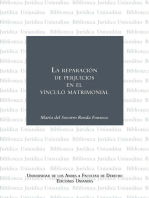 La reparación de perjuicios en el vínculo matrimonial