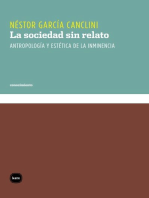 La sociedad sin relato: Antropología y estética de la inminencia