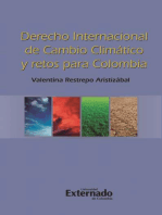 Derecho Internacional de Cambio Climático y retos para Colombia