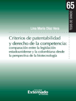 Criterios de patentabilidad y derecho de la competencia: Comparación entre la legislación estadounidense y la colombiana desde la perspectiva de la biotecnología