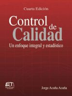 Control de calidad. Un enfoque integral y estadístico