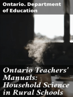 Ontario Teachers' Manuals: Household Science in Rural Schools