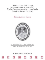 ''El derecho a vivir como una mujer amante y amada'': Nydia Camargo, su crimen y su juicio (México, década de 1920)