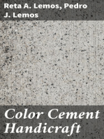 Color Cement Handicraft