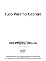 Tres Imágenes Cubanas: sheet music