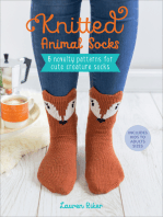 Knitted Animal Socks: 6 Novelty Patterns for Cute Creature Socks