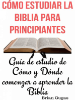 Cómo estudiar la Biblia para principianteS