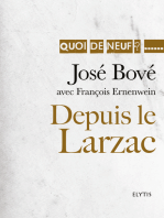 Depuis le Larzac: Parcours d'un militant pacifiste