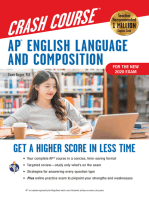 AP® English Language & Composition Crash Course, For the New 2020 Exam, 3rd Ed., Book + Online: Get a Higher Score in Less Time