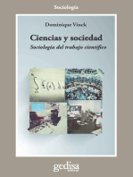 Ciencias y sociedad: Sociología del trabajo científico