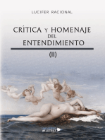 Crítica y homenaje del entendimiento II