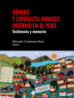 Género y conflicto armado interno en el Perú: Testimonio y memoria