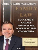 Cosa fare in caso di separazione, divorzio o fine convivenza