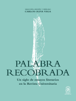 Palabra recobrada: Un siglo de ensayos literarios en la Revista Universitaria