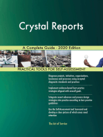 Crystal Reports A Complete Guide - 2020 Edition