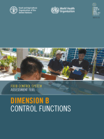 Food Control System Assessment Tool: Dimension B – Control Functions