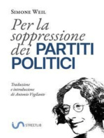 Per la soppressione dei partiti politici