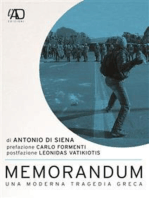 MEMORANDUM. Una moderna tragedia greca