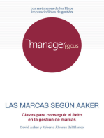 Resumen de Las marcas según Aaker de David A. Aaker y Roberto Álvarez del Blanco