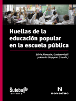 Huellas de la educación popular en la escuela pública