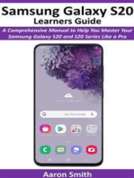 Samsung Galaxy S20 Learners Guide: A Comprehensive Manual to Help You Master Your Samsung Galaxy S20 and S20 Series like a Pro