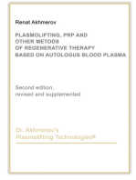 Plasmolifting, PRP and Other Methods of Regenerative Therapy Based on Autologous Blood Plasma.