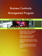 Business Continuity Management Program A Complete Guide - 2021 Edition