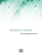 Maltese Verbs (100 Conjugated Verbs)