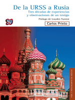 De la URSS a Rusia: Tres décadas de experiencias y observaciones de un testigo